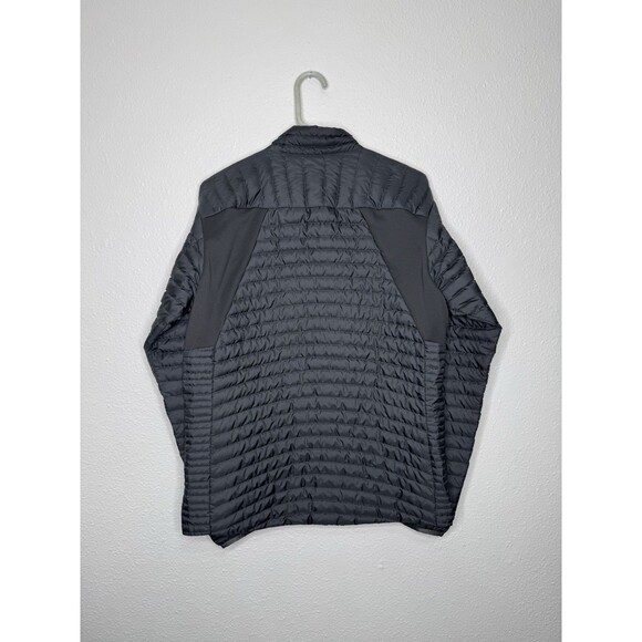 Eddie Bauer Black First Ascent Puffer Jacket StormDown 800 Mens Sz M RARE Sample - Picture 2 of 16